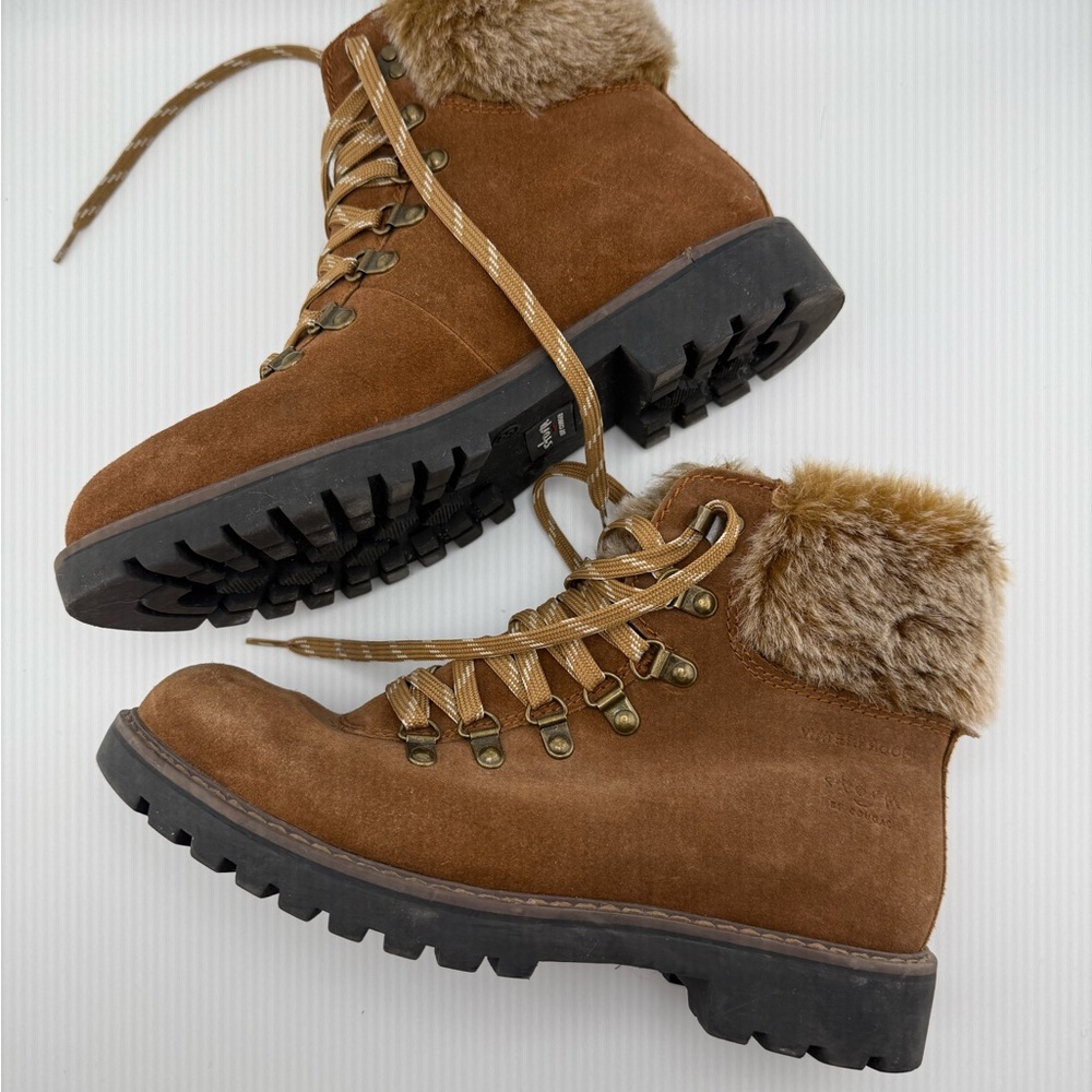 Storm Tan Fur-Lined Winter Boots